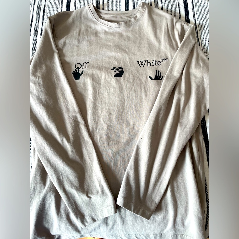 Off-White long sleeve shirt